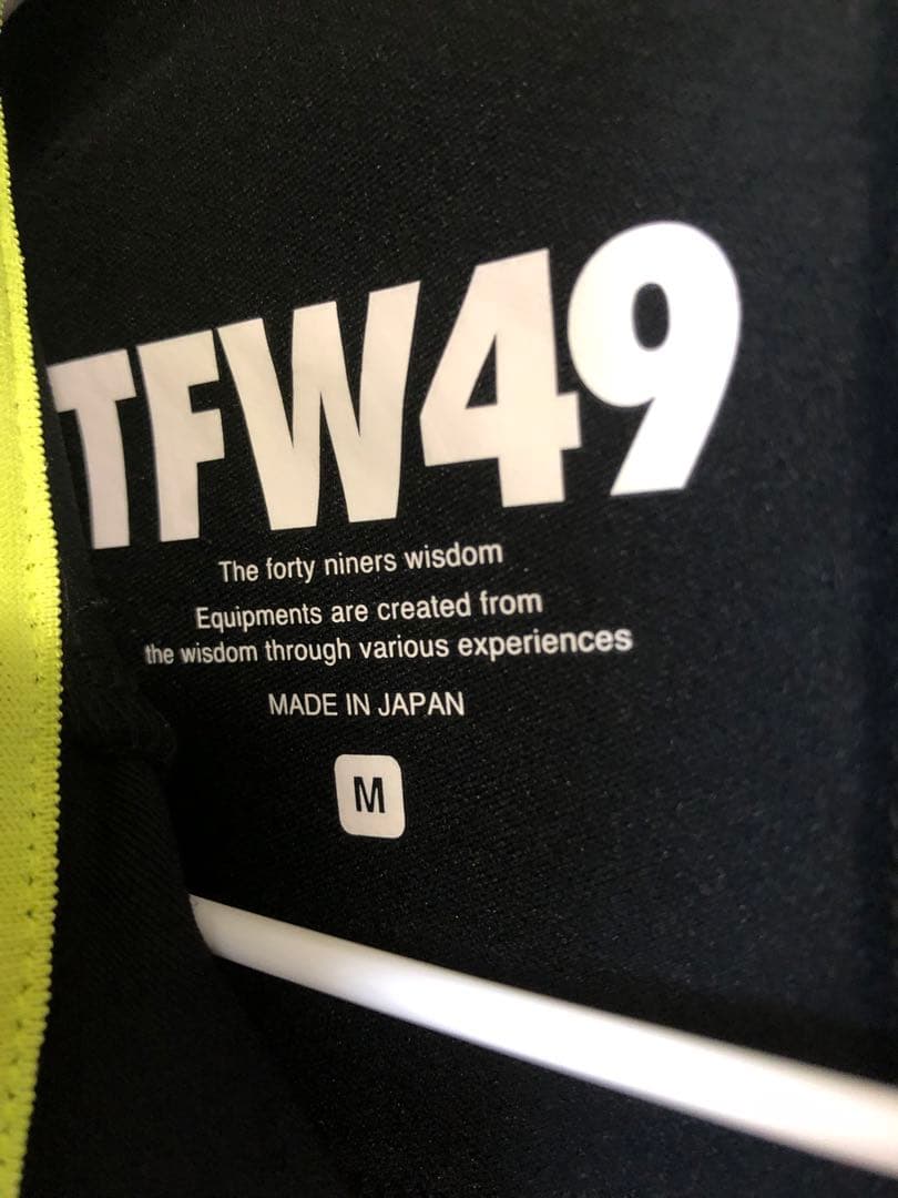 TFW49 ネイビー ハーフジップシャツ M