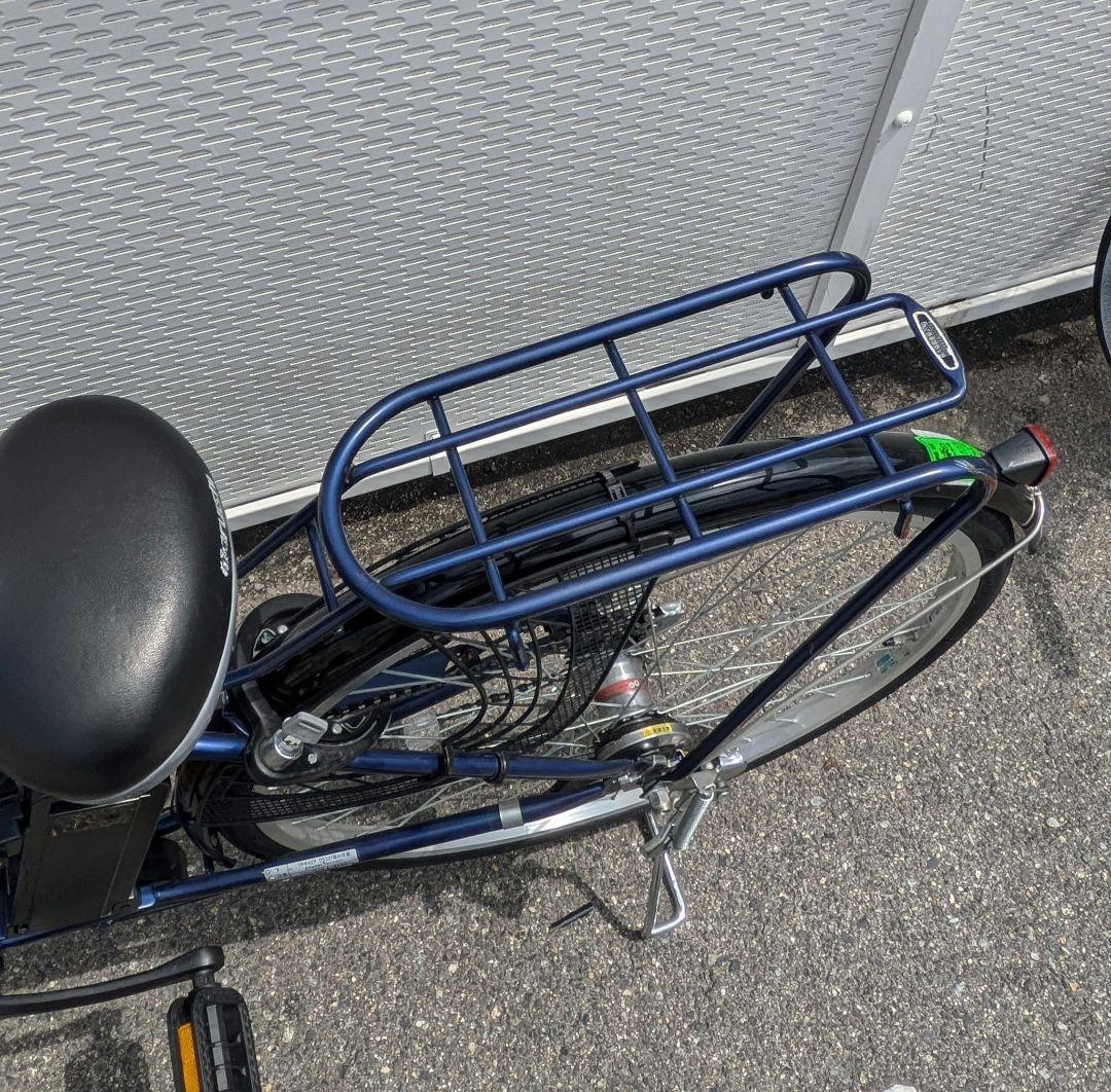 シティタイプ 電動アシスト5.8A充電器付き自転車 ネイビー