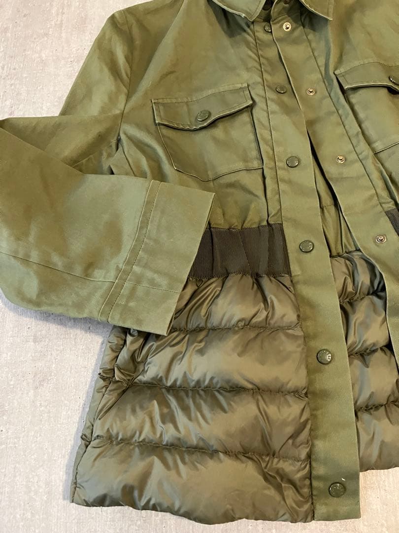Moncler モンクレール　ダウンとコンビのコットンジャケット