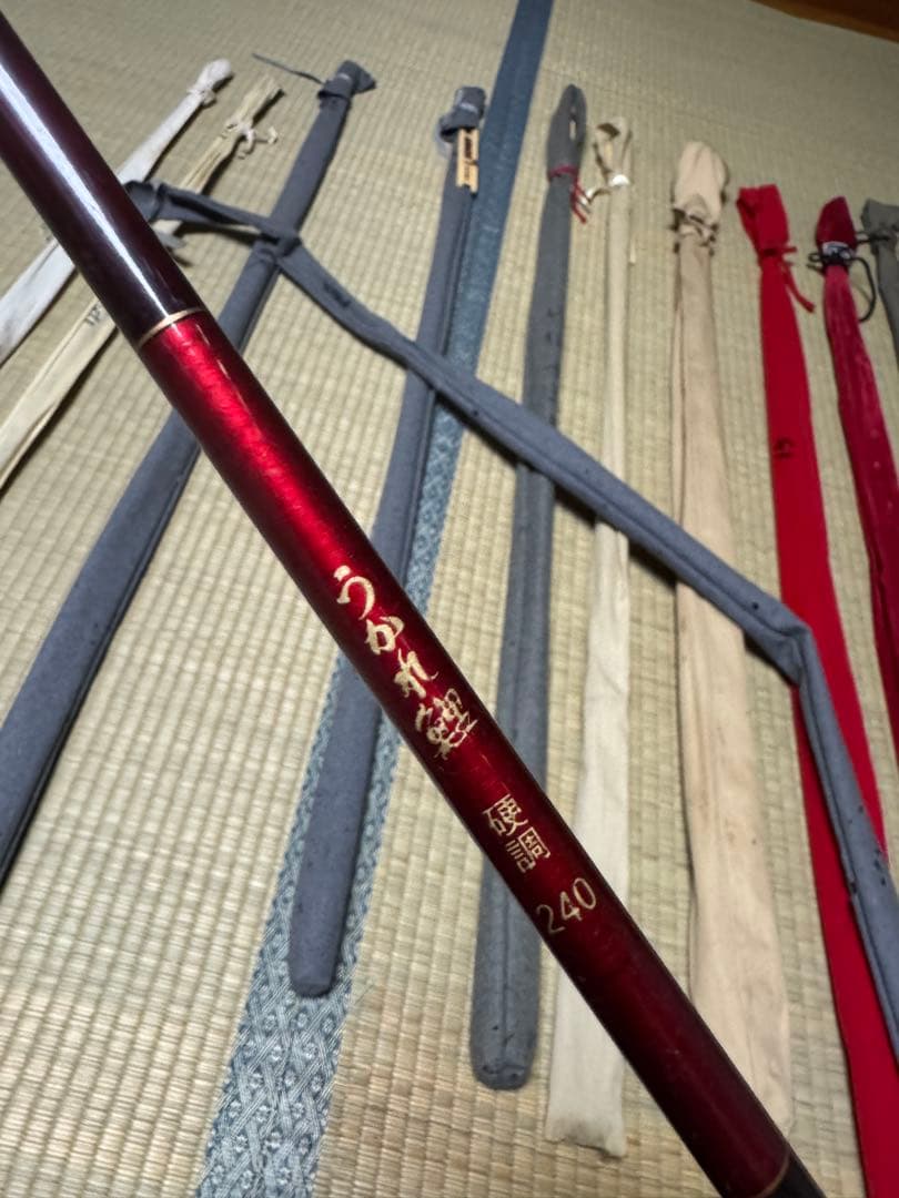【本日週末限定価格】ヘラブナ竿10本セット＋竿立て2本
