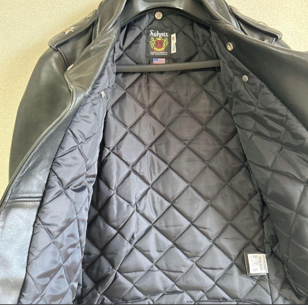 Schott 613UST ワンスタートール ライダース 38