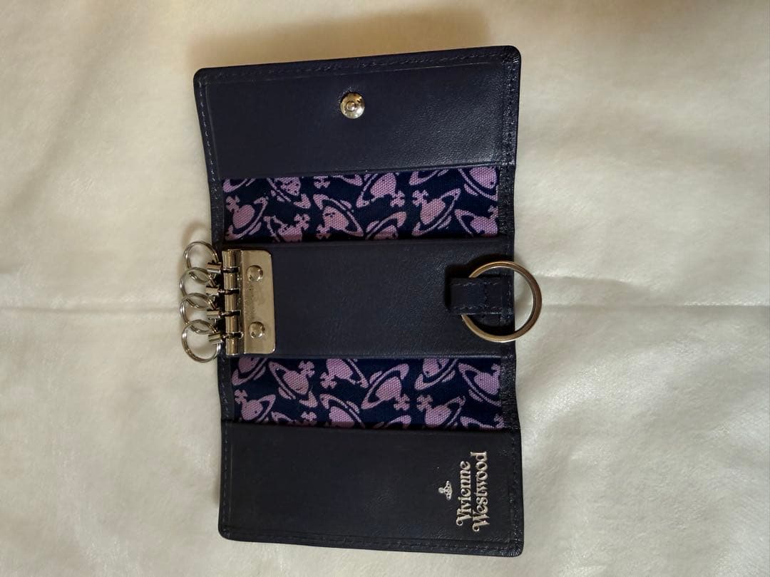 maVivienne Westwood ネイビーキーケース