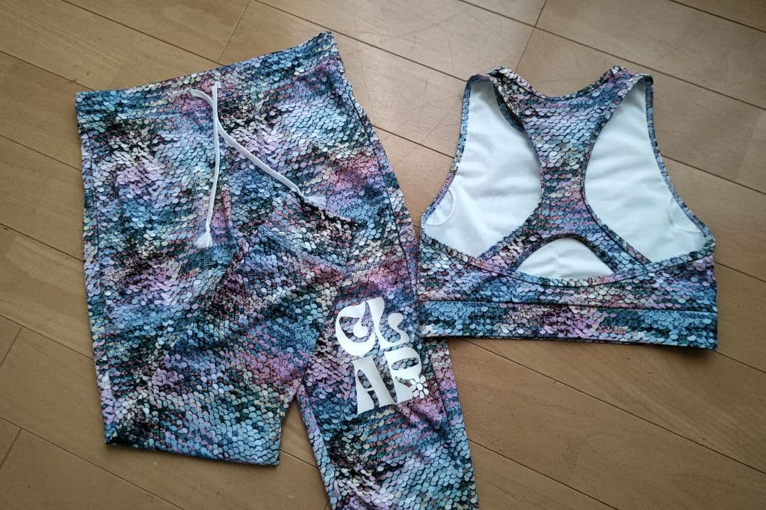clap クラップ　マ―メイドクロップドパンツ ワイバックショ―ト2点セット