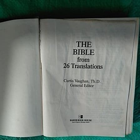 洋書 The Bible from 26 Translations