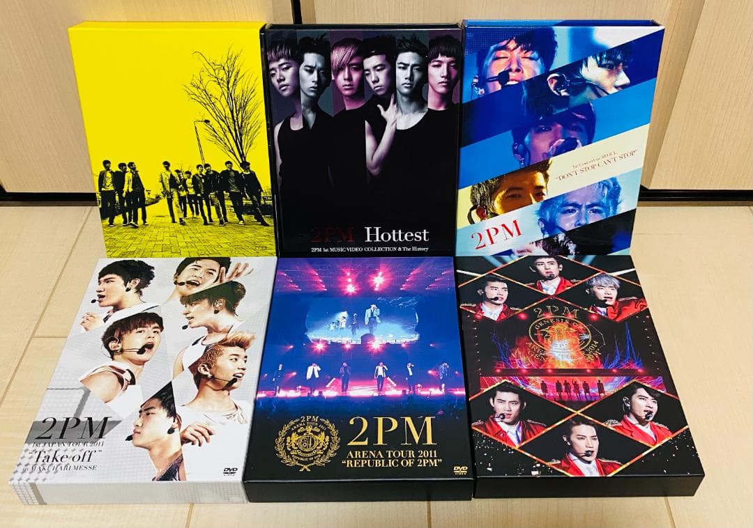 2PM DVD 6点セット 初回盤 ライブ、MV&ドキュメンタリー集 まとめ売り