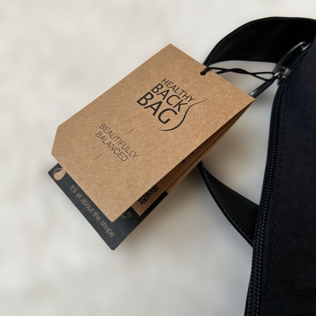 THE HEALTHY BACK BAG テクスチャードナイロン M ブラック