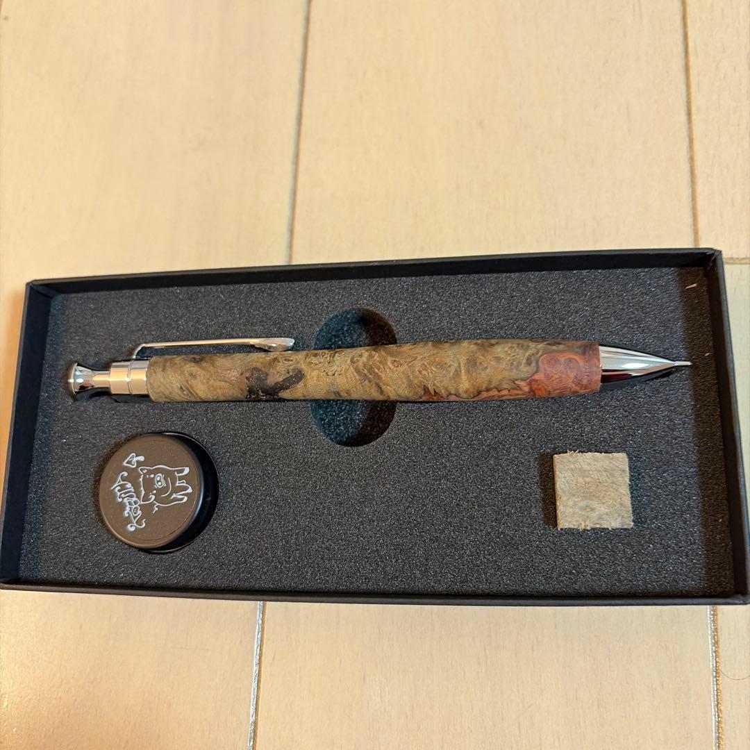 こぶた工房　花梨瘤赤青