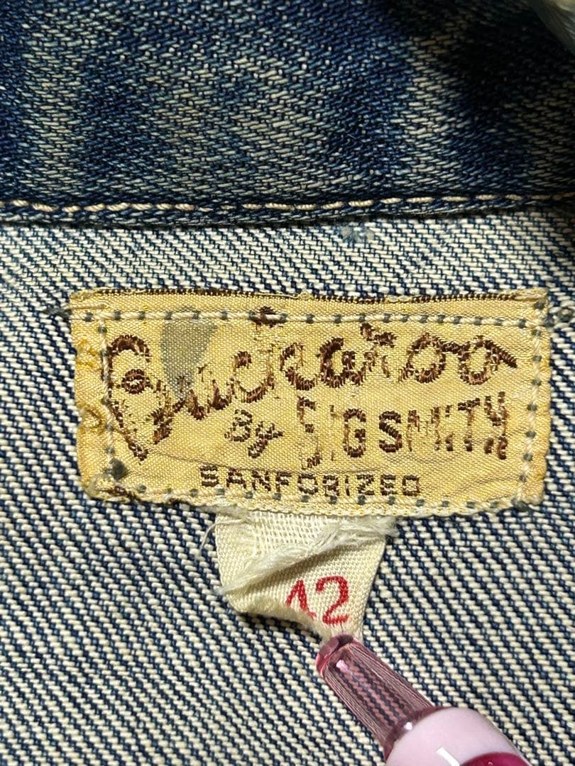 50s 60s BIG SMITH denim jacket 2ndタイプ　濃紺