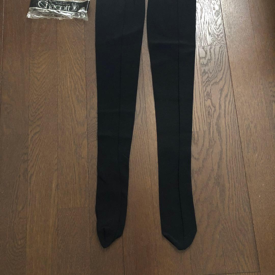 チャコット　Chacott メンズ　タイツ　日本製　L ブラック　バレエ
