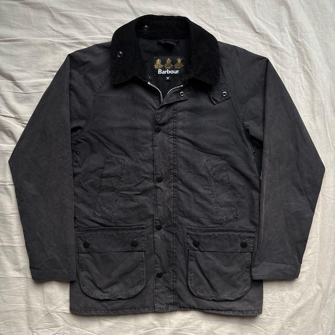 【美品】BARBOUR SL BEDALE WASHED ビデイル ブラック