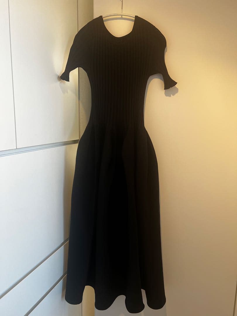 CFCL POTTERY SHORT SLEEVE DRESS 1 ブラック