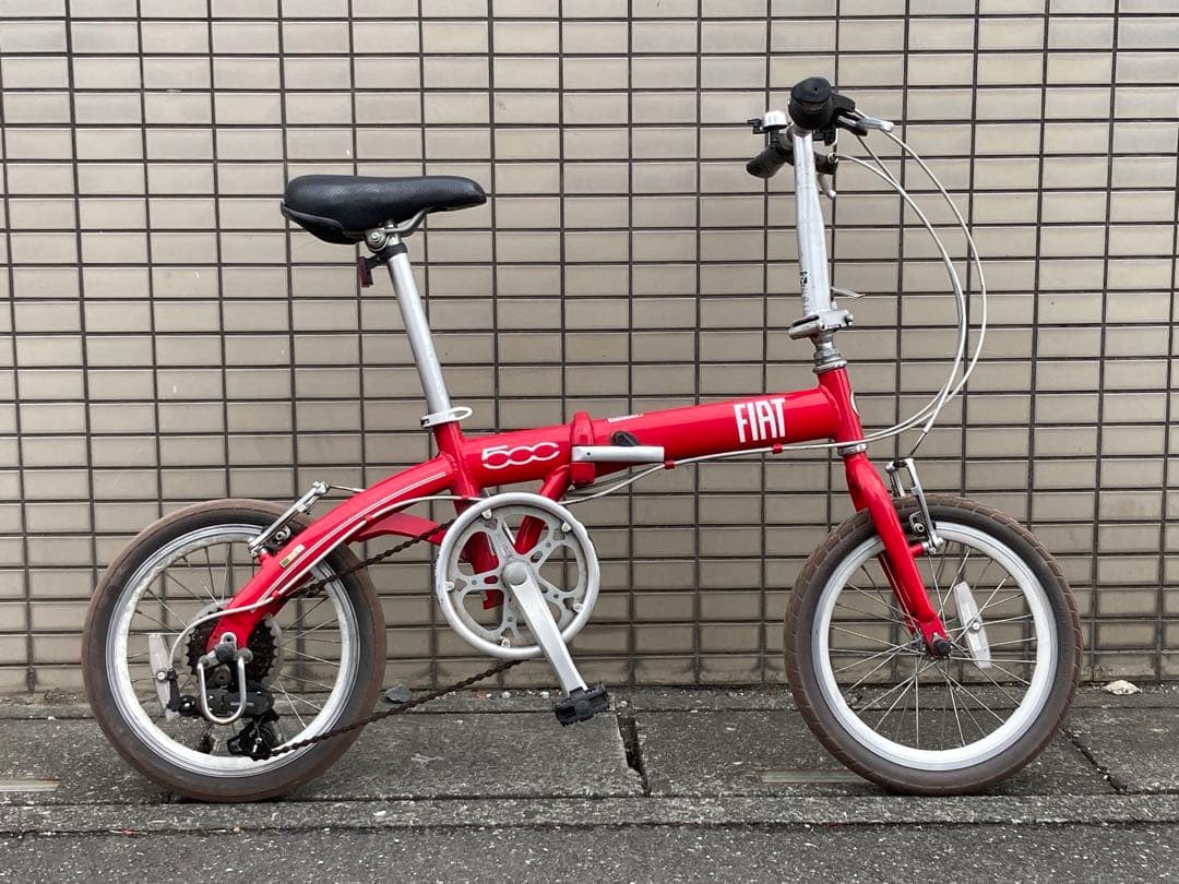 折りたたみ自転車 フィアット FIAT 外装6段 軽量10.7kg GIC製