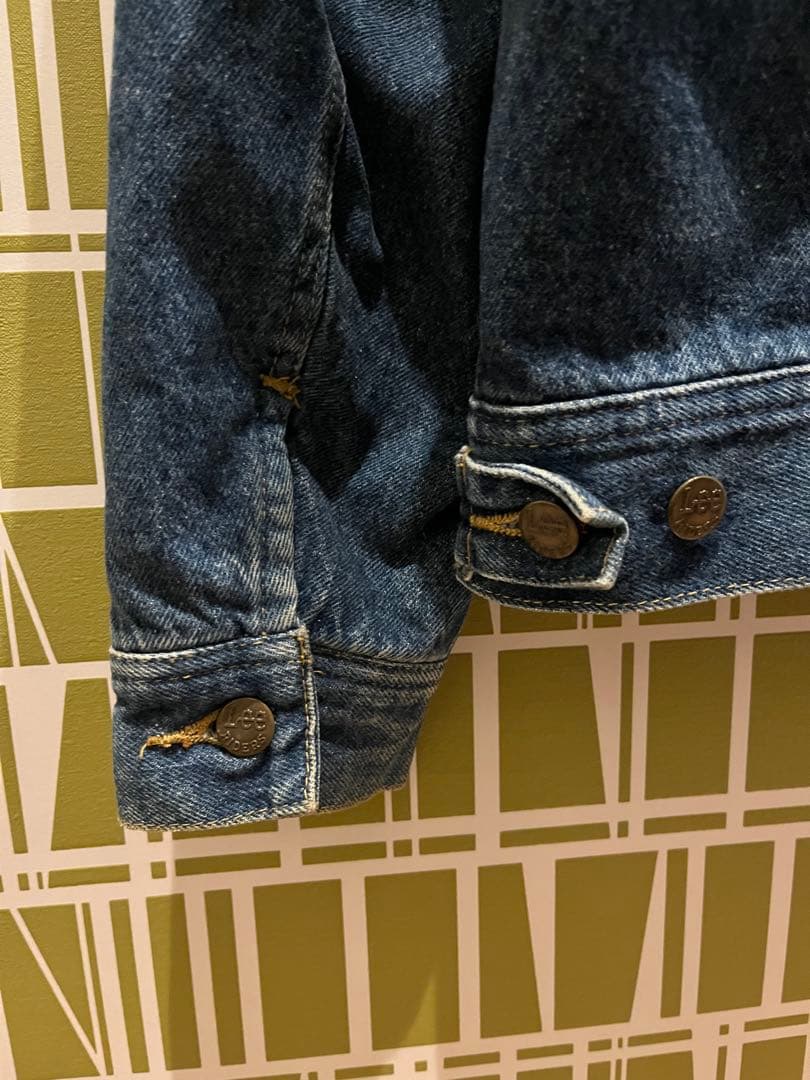 【超美品】Lee リー ストームライダー デニムジャケット 濃紺 メキシコ製 M