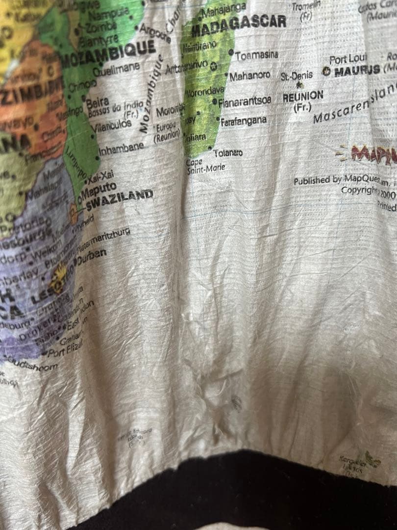 カートコバーン着　当時物世界地図ペーパージャケットL（相当）