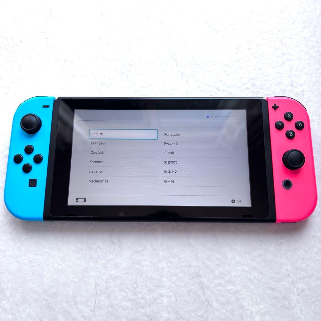 動作確認済Nintendo Switch ネオンブルー ネオンレッド スウィッチ