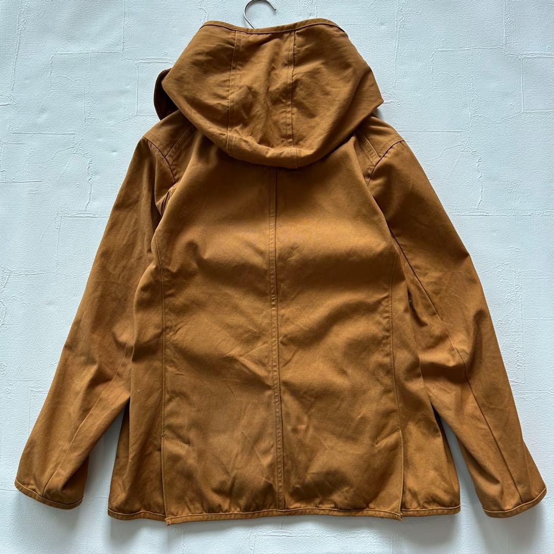 DANTON キャンバスワークジャケット フード付き キャメル 36 ダントン