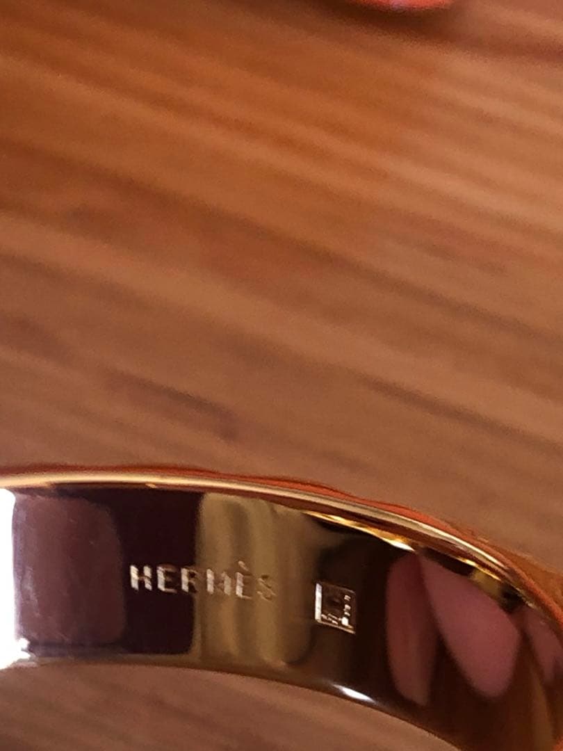HERMÈS バンダナリング ドットデザイン(スカーフの使い方カード付き)
