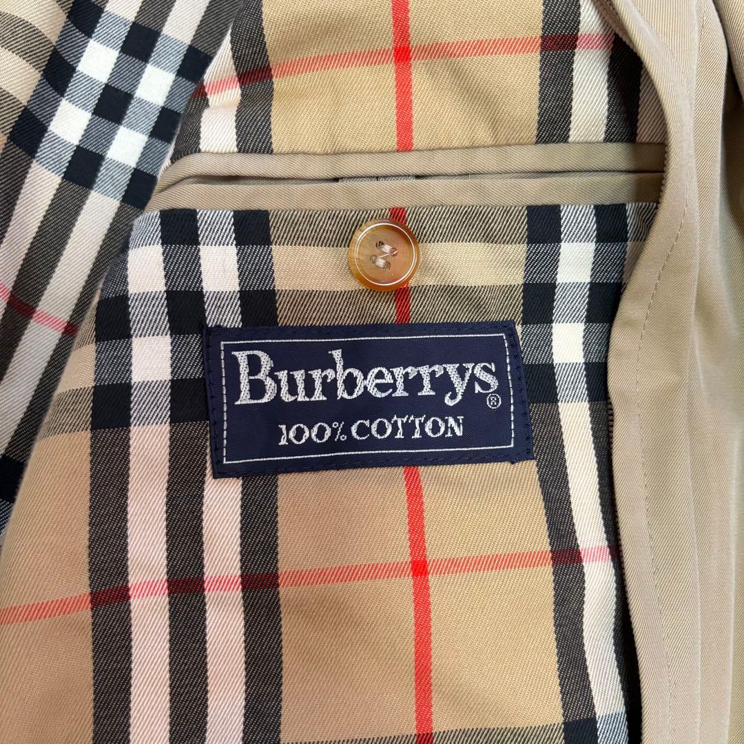 【希少】Burberrys ショートトレンチ　100%コットン ライナー付