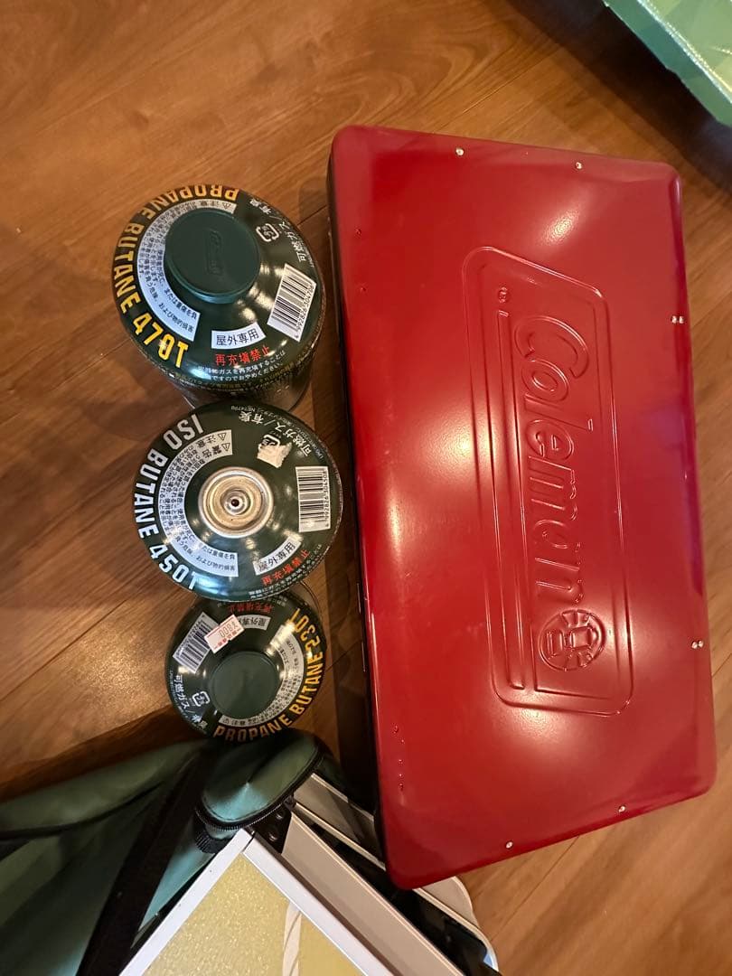 Colemanキッチンテーブル&パワーハウスLPツーバーナーストーブIIセット