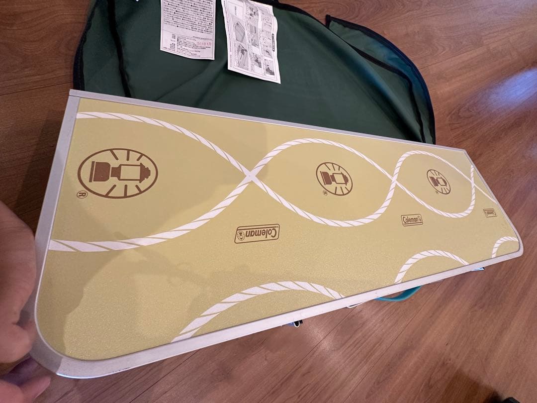 Colemanキッチンテーブル&パワーハウスLPツーバーナーストーブIIセット