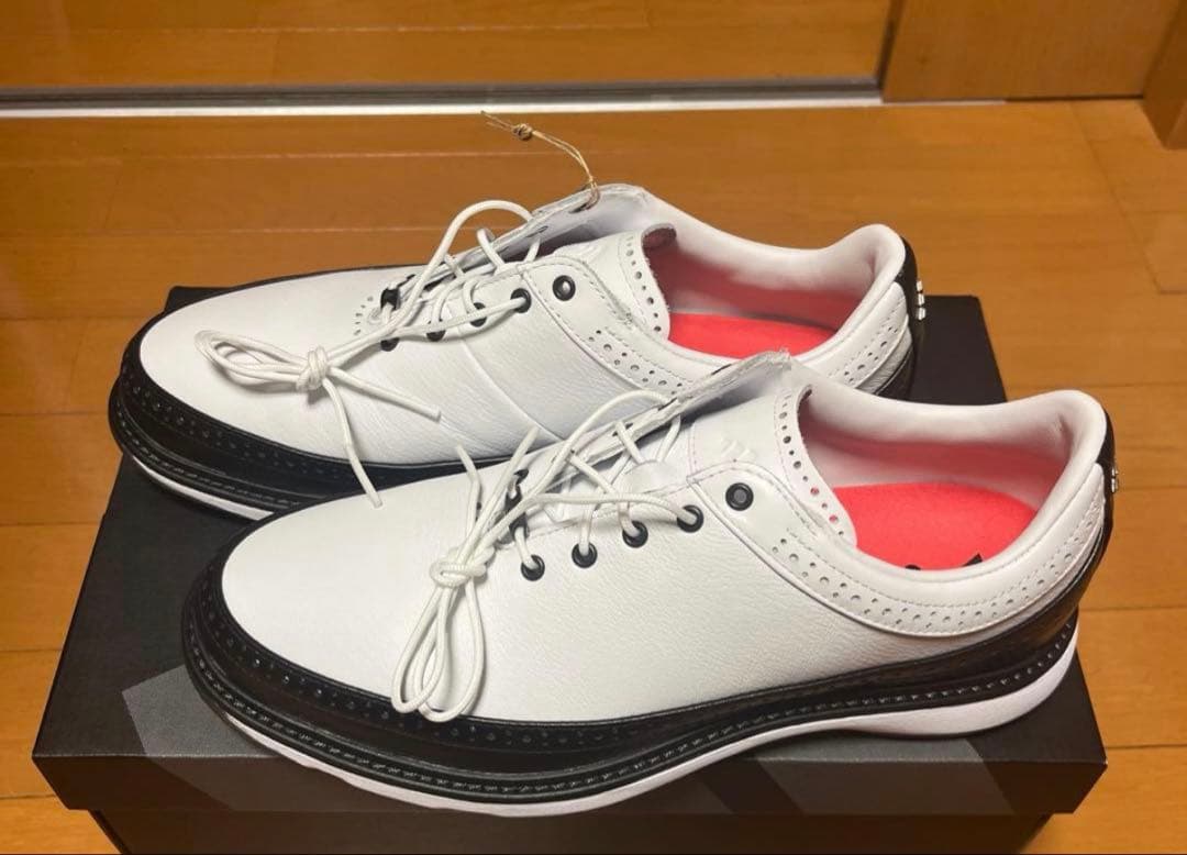 adidas BOOST MC80 ゴルフシューズ メンズ ホワイト
