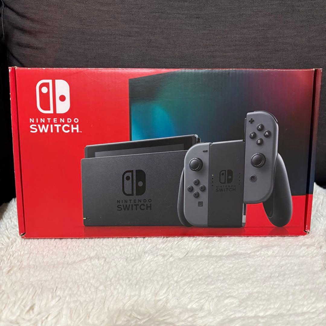 Nintendo Switch 本体 グレー 美品 箱・付属品ほぼ完備