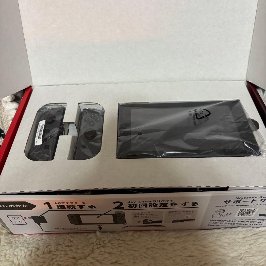 Nintendo Switch 本体 グレー 美品 箱・付属品ほぼ完備
