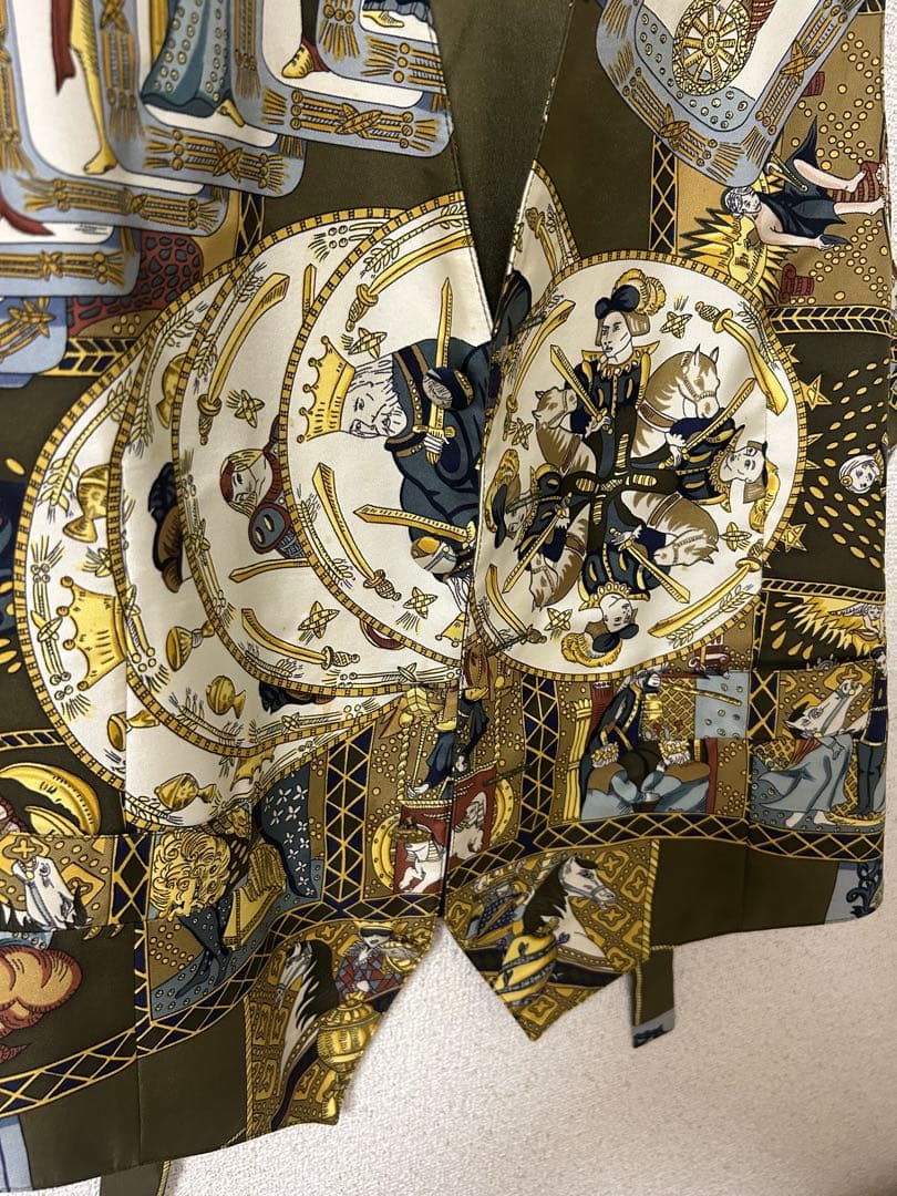 HERMES ベスト ジレ LE TAROT ヴィンテージ