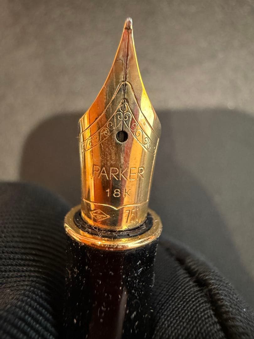 Parker 万年筆 スターリング　925 銀無垢　K18-750 750