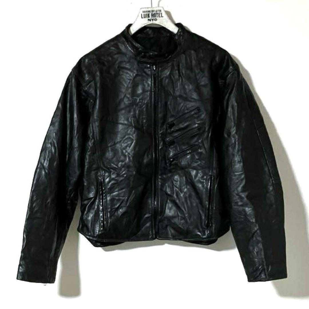 70s ビンテージ カナダ製 レザー シングルライダース レザージャケット