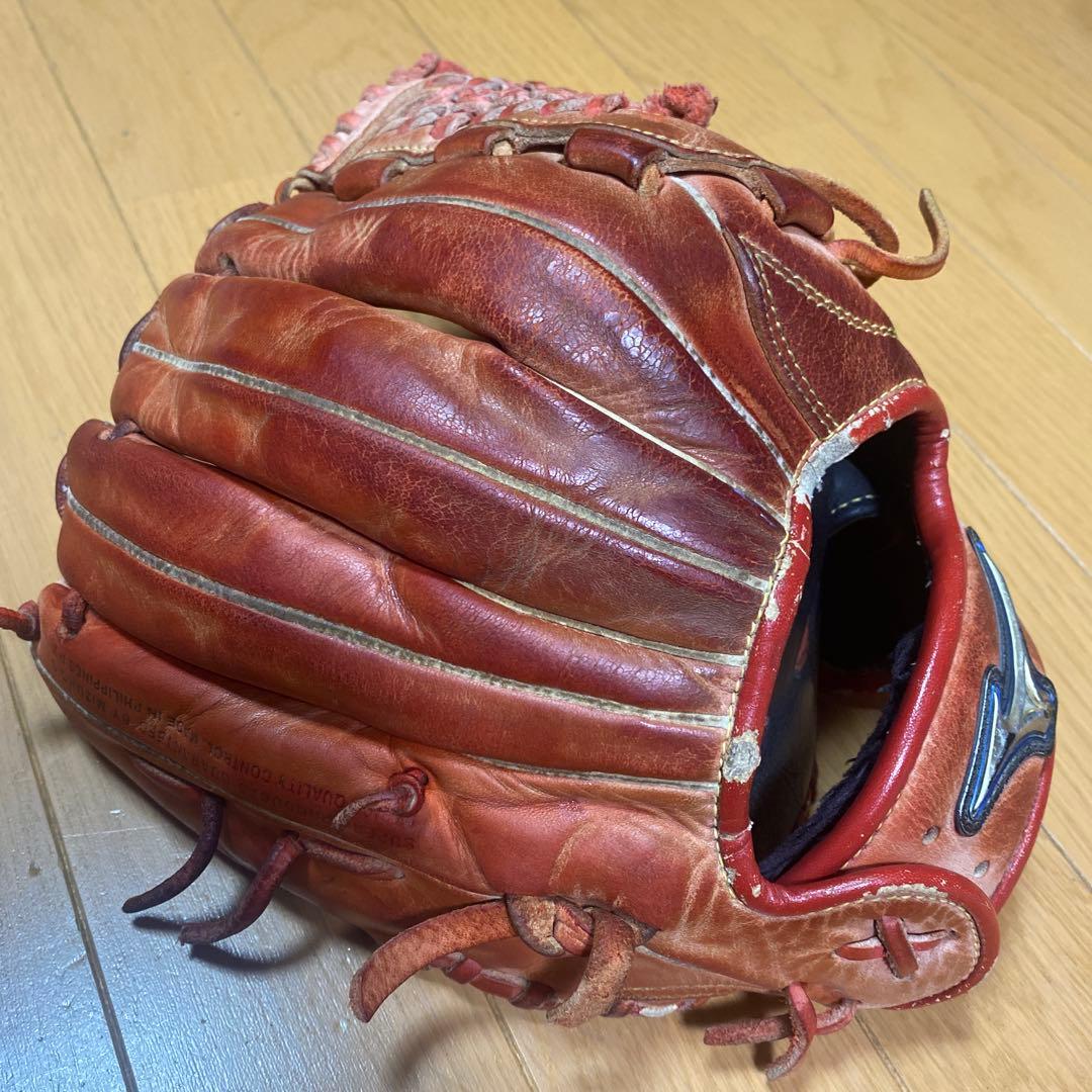 ビクトリーステージ　軟式グローブ オレンジ色