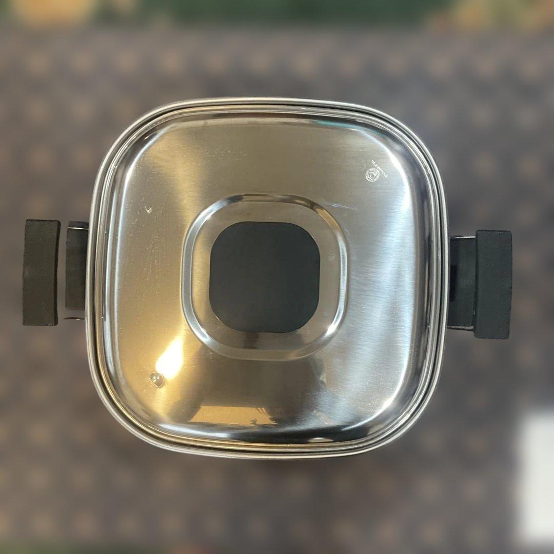 ステンレス製四角形蒸し器