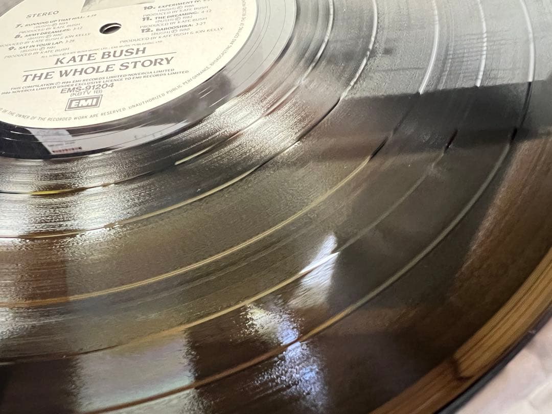 Kate Bush ザ・ホール・ストーリー LP 洋楽レコー　ド　日本盤 帯付