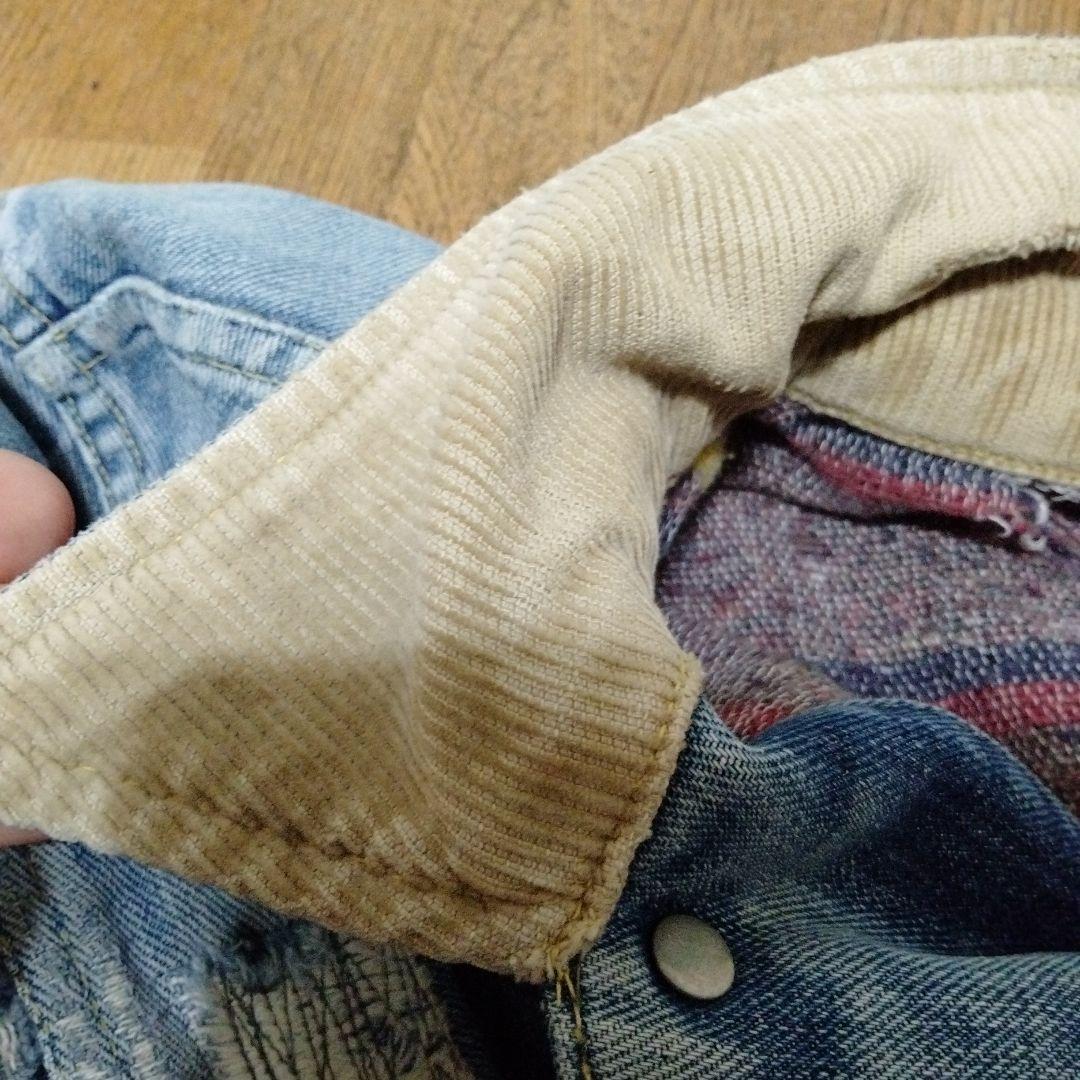 ビンテージ60年代Leeストームライダー刺繍タグ裏地ブランケット付きGジャン38