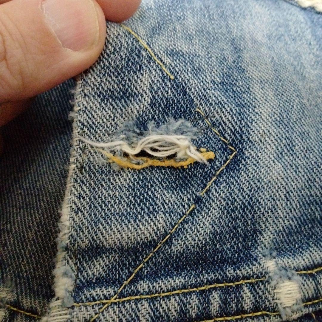 ビンテージ60年代Leeストームライダー刺繍タグ裏地ブランケット付きGジャン38
