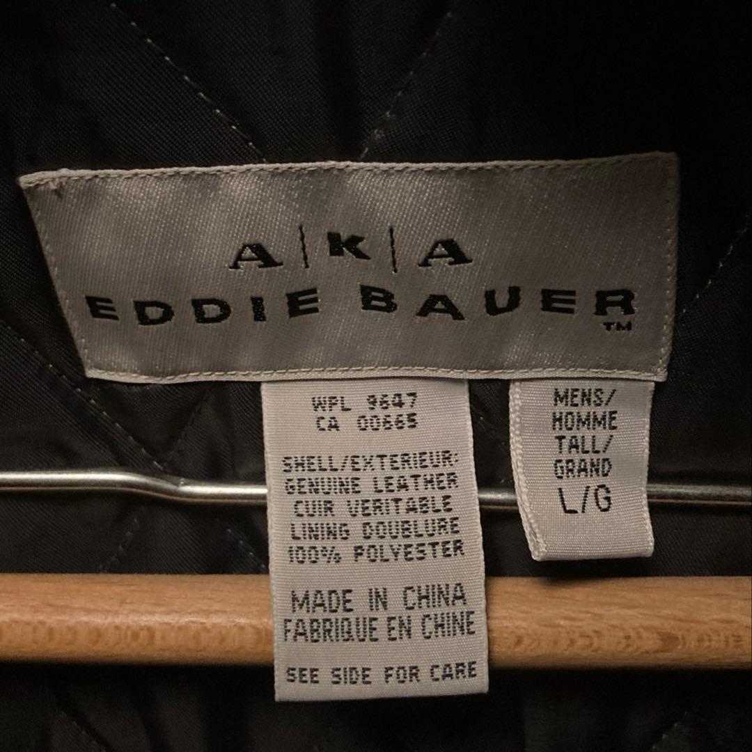 late 90s〜　aka eddie bauer　leather jkt