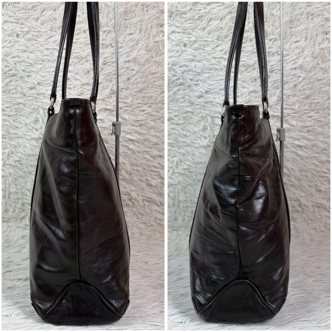 美品✨Daniel&Bob トートバッグ 肩掛け LEVIN RODI 濃茶