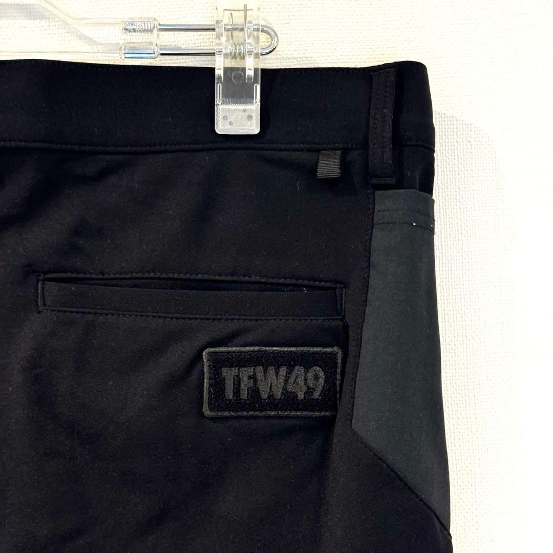TFW49 ブラック 4wayストレッチフィット ゴルフパンツ 良美品　メンズM