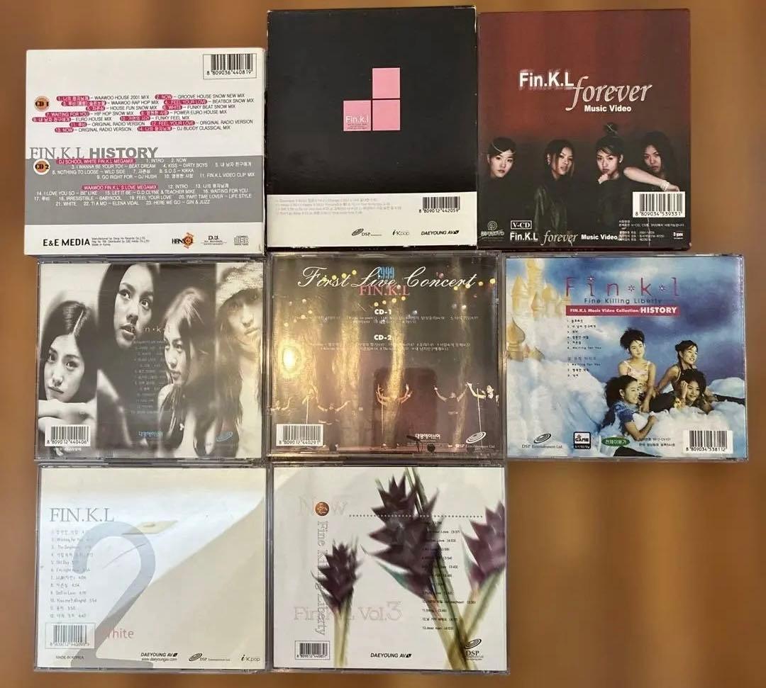 Fin.K.L CD8枚＋MV DVD セット 韓国K-POP 初期アイドル