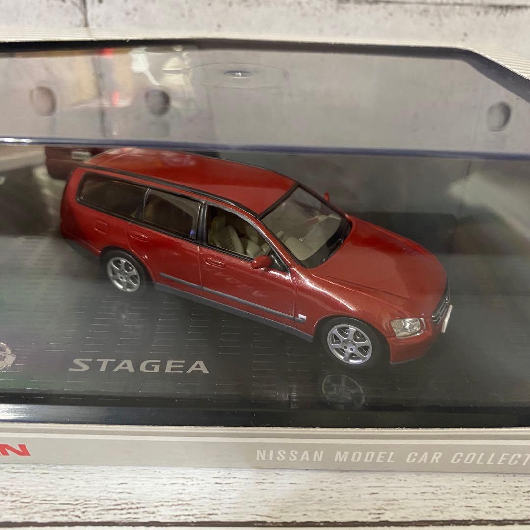 NISSAN STAGEA 日産 ステージア ミニカー カラーサンプル レッド