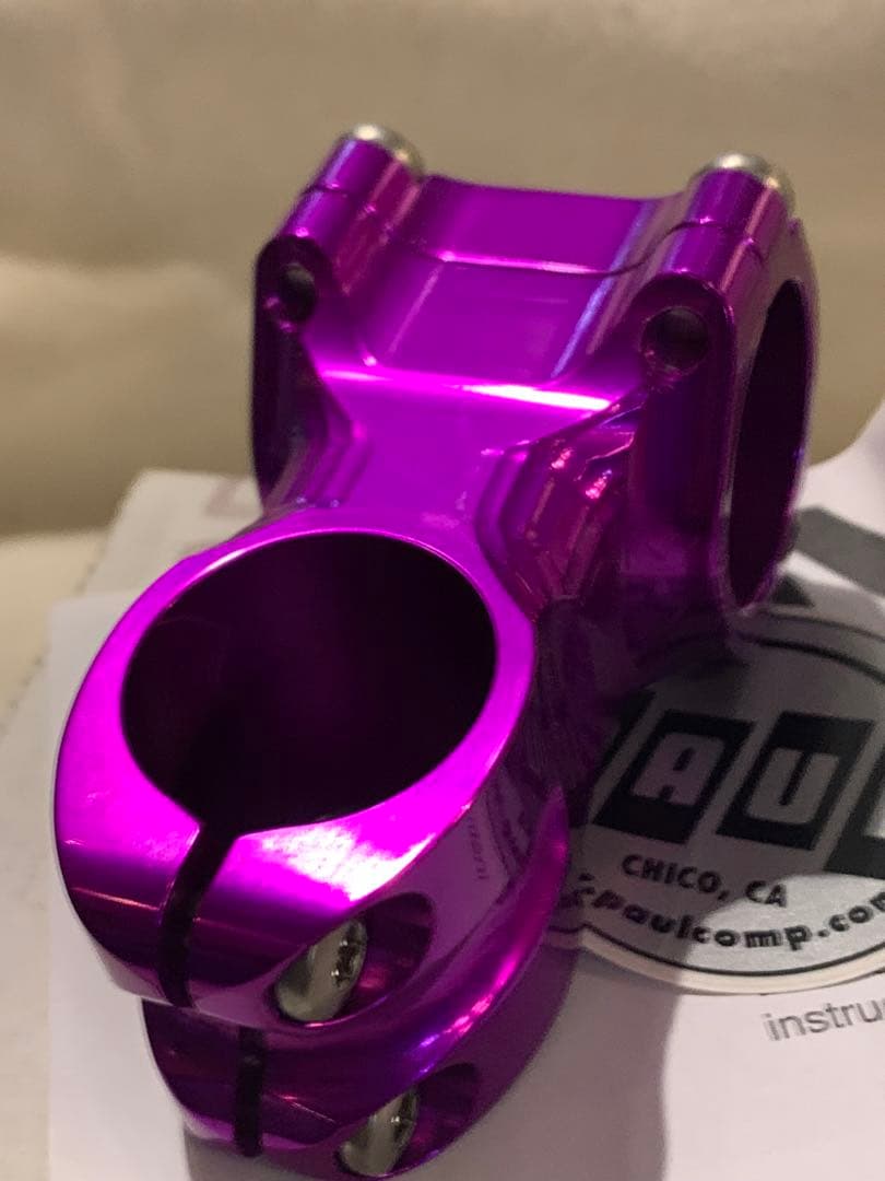 paul boxcar stem 50mm ポール　ステム　艶々パープル！