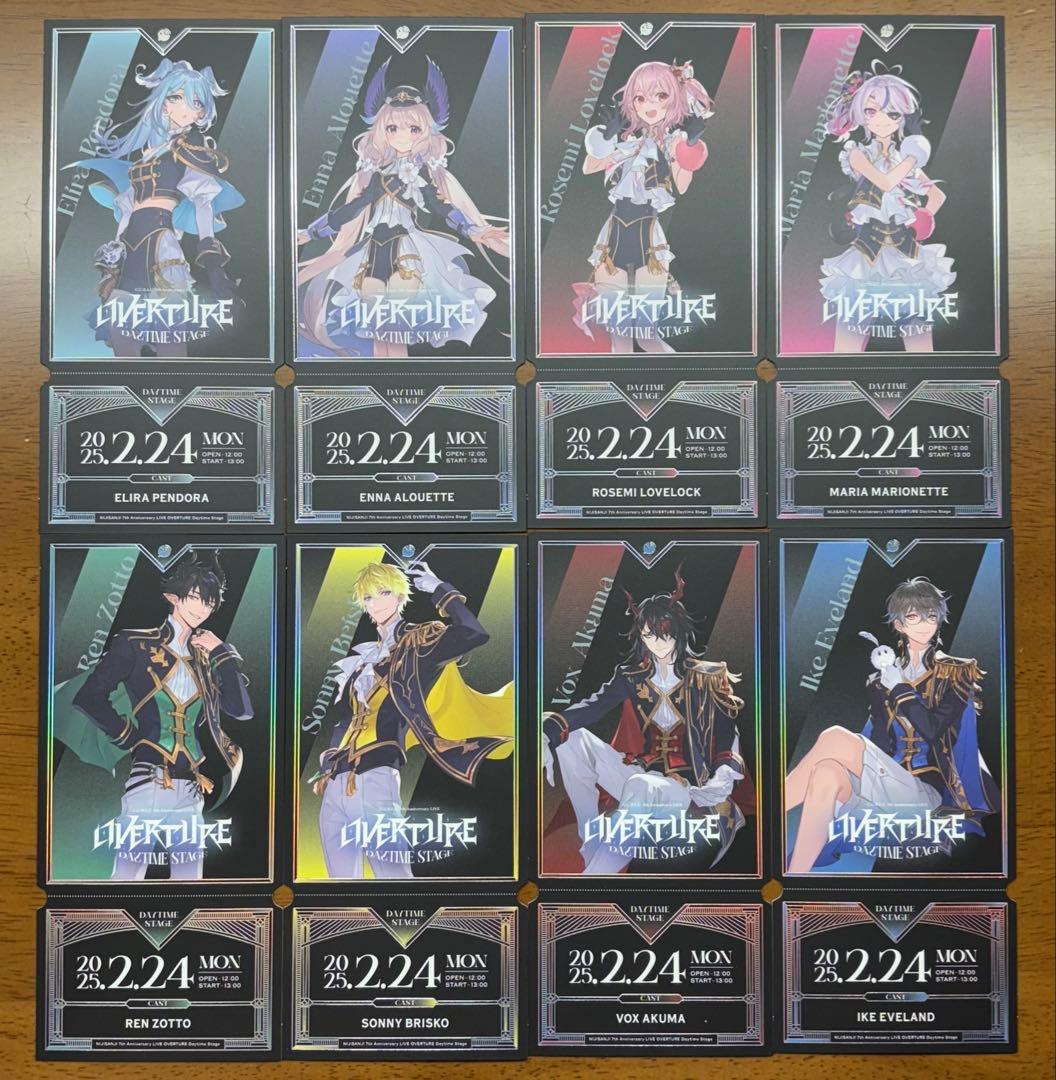 にじさんじEN ブロマイドチケット風カード　ライバーカメラBlu-ray