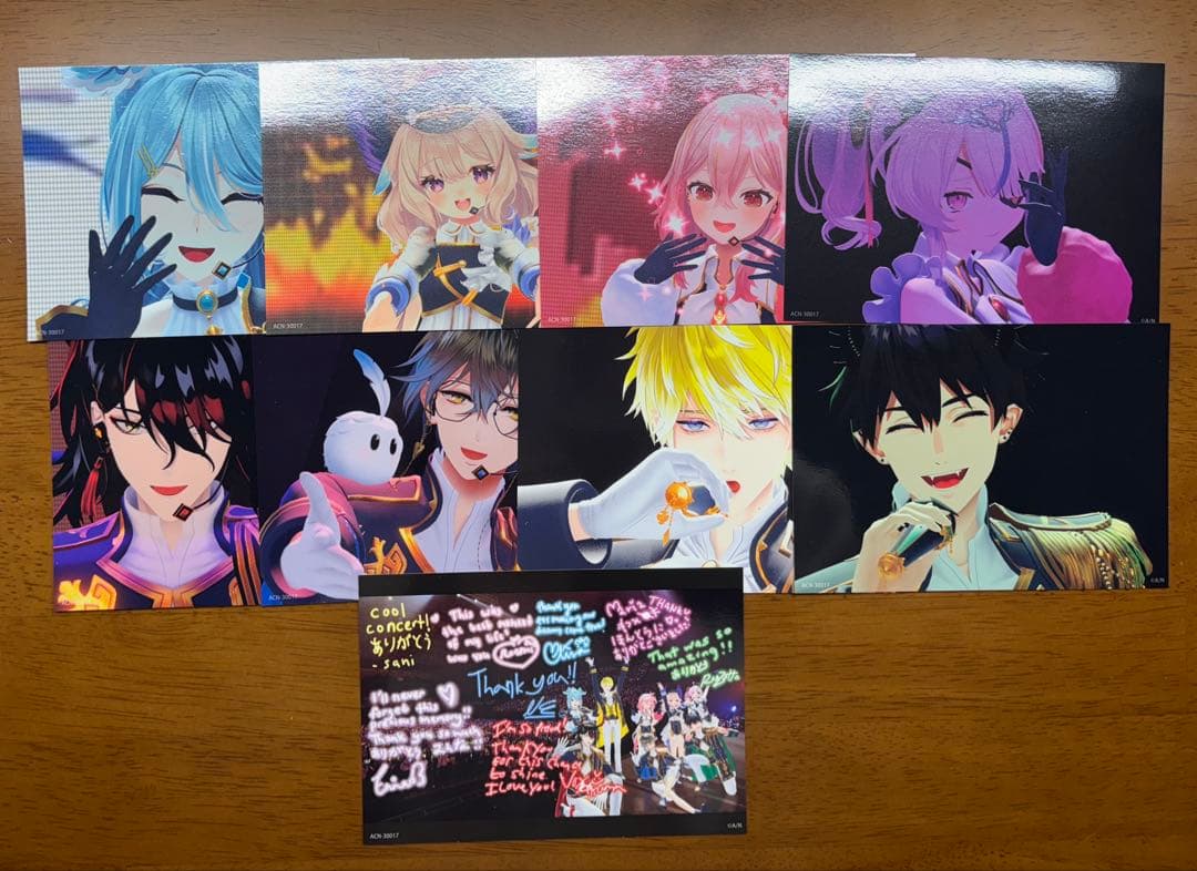 にじさんじEN ブロマイドチケット風カード　ライバーカメラBlu-ray