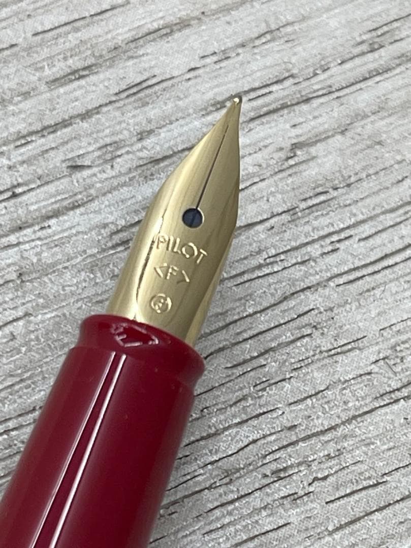 未使用 パイロット 万年筆 細字 F 14K-585 レッド 他 2点 まとめて