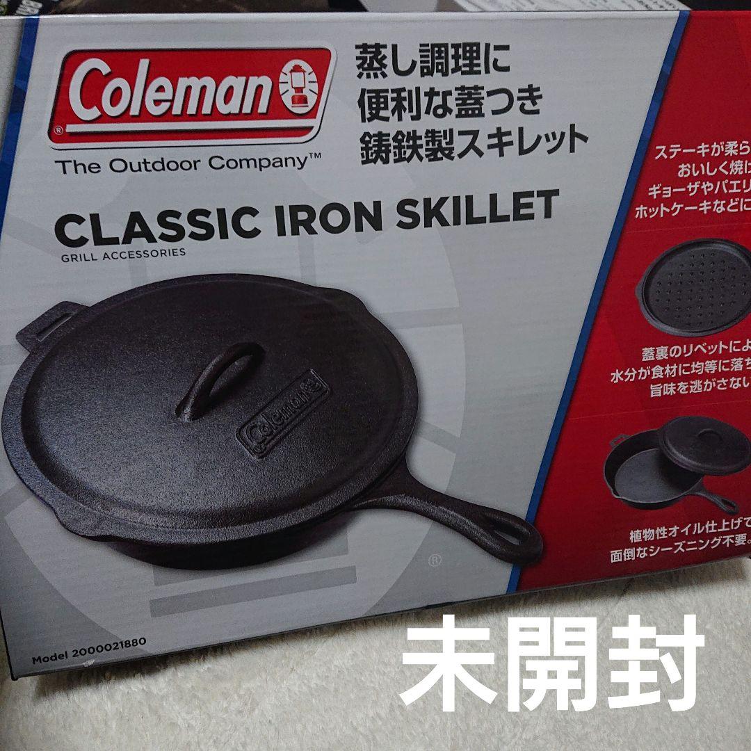 未使用 コールマン アイアンスキレット
