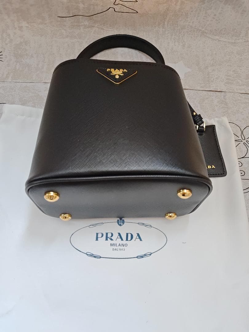 【美品】PRADA スモール パニエ バッグ
