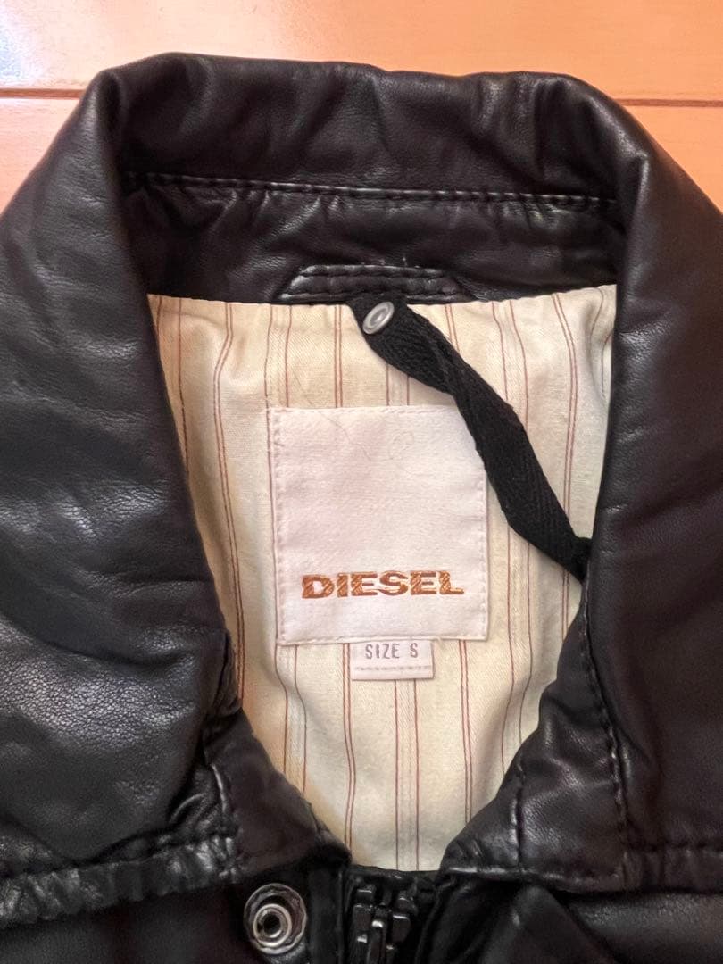 DIESEL 00s レザージャケット y2k S