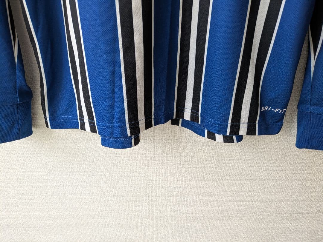 F.C.Real Bristol 長袖 ゲームシャツ XL ストライプ サッカー