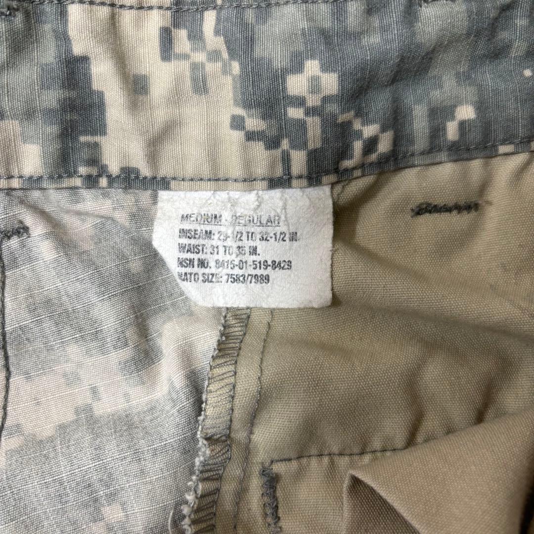 シ*ウ様 4349/US ARMY米軍実物コンバッドデジカモカーゴパンツダブルニ