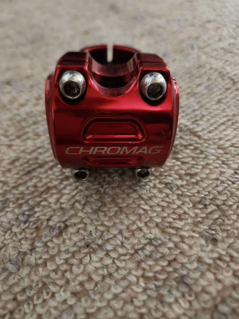 CHROMAG クロマグ　美品　レッド ステム ハンドル径35mm